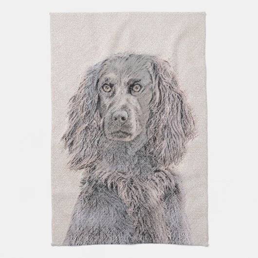 Boykin Spaniel Schilderen - Kute Original Dog Art Theedoek (Verticaal)