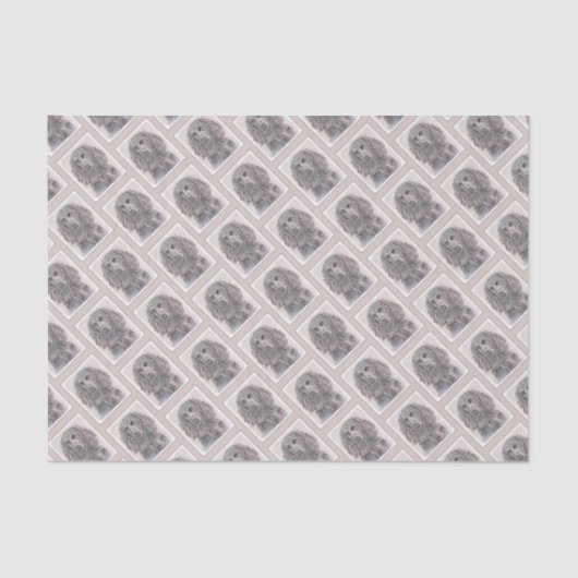 Boykin Spaniel Schilderen - Kute Original Dog Art Tissuepapier (Voorkant)