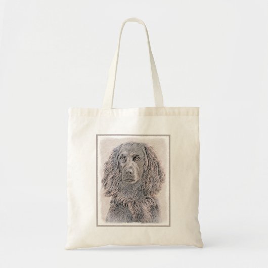 Boykin Spaniel Schilderen - Kute Original Dog Art Tote Bag (Voorkant)