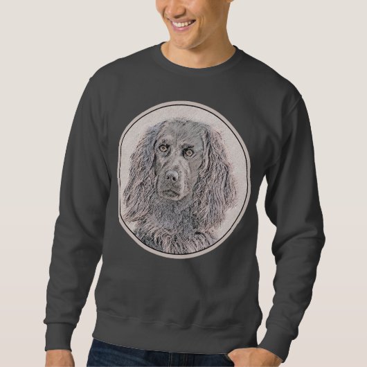 Boykin Spaniel Schilderen - Kute Original Dog Art Trui (Voorkant)