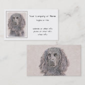 Boykin Spaniel Schilderen - Kute Original Dog Art Visitekaartje (Voorkant / Achterkant)