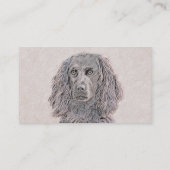 Boykin Spaniel Schilderen - Kute Original Dog Art Visitekaartje (Achterkant)