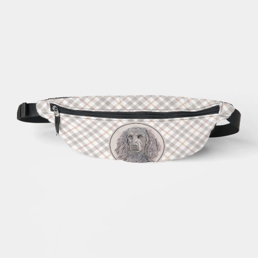 Boykin Spaniel Schilderen Little Brown LBD Dog Art Heuptasje (Voorkant)