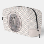 Boykin Spaniel Schilderen Little Brown LBD Dog Art Toilettasje (Rechterhoek)