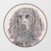 Boykin Spaniel Schilderij - Mooie Originele Honden Raamsticker (Vel)