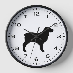Boykin Spaniel Silhouet met cijfers en minuten