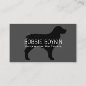 Boykin Spaniel Silhouette Visitekaartje (Voorkant)