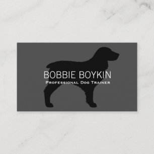Boykin Spaniel Silhouette Visitekaartje