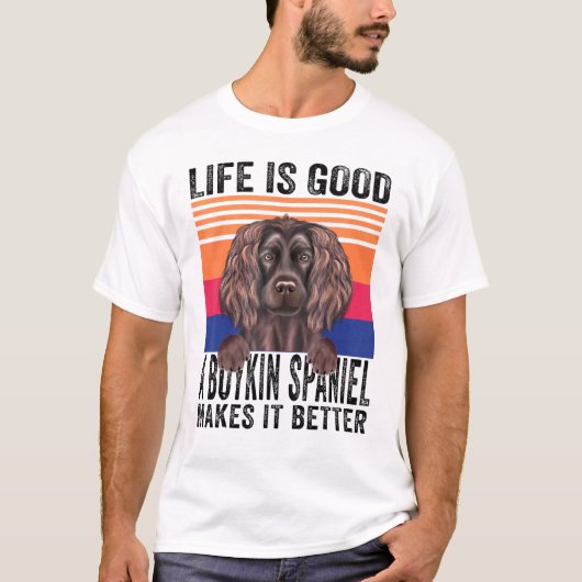 Boykin Spaniels maakt je leven goed  T-shirt (Voorkant)