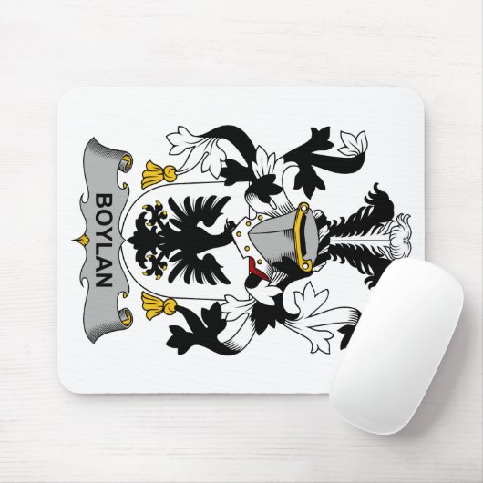 Boylan Family Crest Muismat (Met muis)