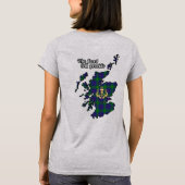 Boyle Clan Badge en Tartan Women's T-shirt (Achterkant)