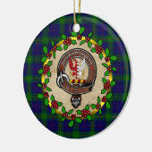 Boyle Clan Badge & Tartan Persoonlijke mas Keramisch Ornament (Links)