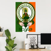Boyle Clan Motto Poster Print (Thuiskantoor)