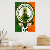 Boyle Clan Motto Poster Print (Keuken)
