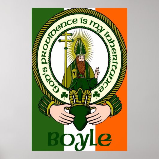 Boyle Clan Motto Poster Print (Voorkant)