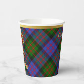 Boyle gepersonaliseerde Tartan kerst Papieren Bekers (Links)