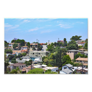 Boyle Heights City Terrace Foto Afdruk