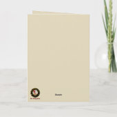 Boyle Scottie Dog Gepersonaliseerde Xmas Kaart (Achterkant)