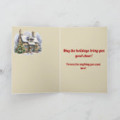 Boyle Scottie Dog Gepersonaliseerde Xmas Kaart (Binnen)