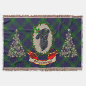 Boyle Scottie Dog Kerstmis Blanket Deken (Voorkant)