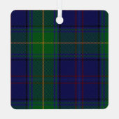Boyle Scottish Clan's Kelburn Castle Tartan Metalen Ornament (Achterkant)