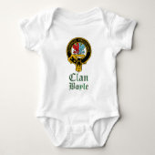 Boyle Scottish Crest Tartan Clan Name Clothes Romper (Voorkant)