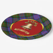 Boyle Tartan Gepersonaliseerde Kerstmis Papieren Bordje (Gekanteld)