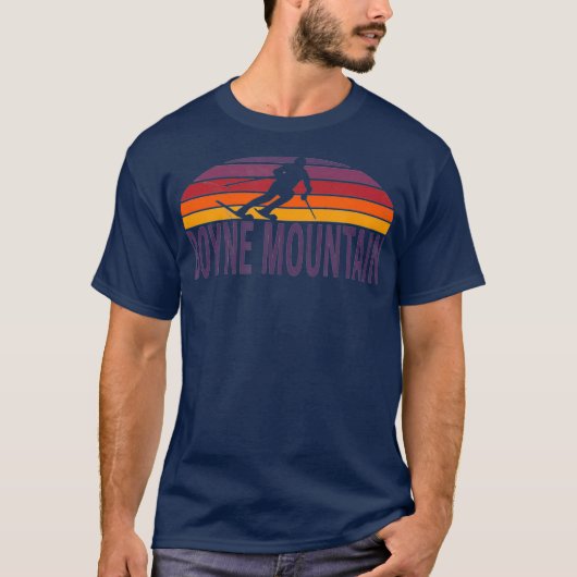 Boyne Mountain Michigan Ski Resort Snowboarding T-shirt (Voorkant)