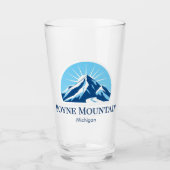 Boyne Mountain Michigan skivakantie bier Glas (Voorkant)