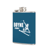 Boyne Mountain Resort Michigan Skier Heupfles (Links)