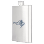 Boyne Mountain Resort Michigan Snowboarder Flacon (Links)