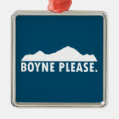 Boyne Please Metalen Ornament (Voorkant)