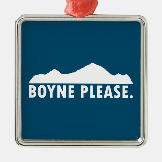 Boyne Please Metalen Ornament (Voorkant)