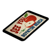 Boynton Beach Florida Apple - Vintage Travel Magneet (Linkerzijde)