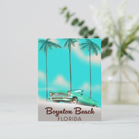 Boynton Beach Florida Feestdagenkaart (Staand voorkant)