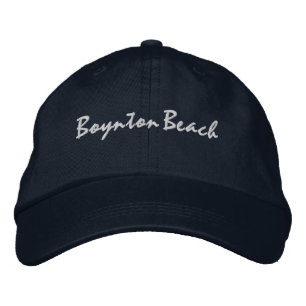 Boynton Beach Florida Geborduurde Honkbalpet Pet