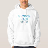Boynton Beach Florida Hoodie (Voorkant)
