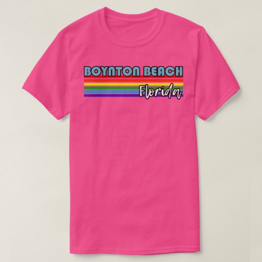 Boynton Beach Florida Pride Boynton Beach LGBT GI T-shirt (Design voorkant)