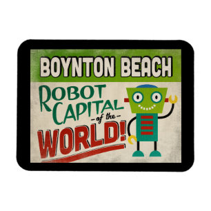 Boynton Beach Florida Robot - Funny  Magneet
