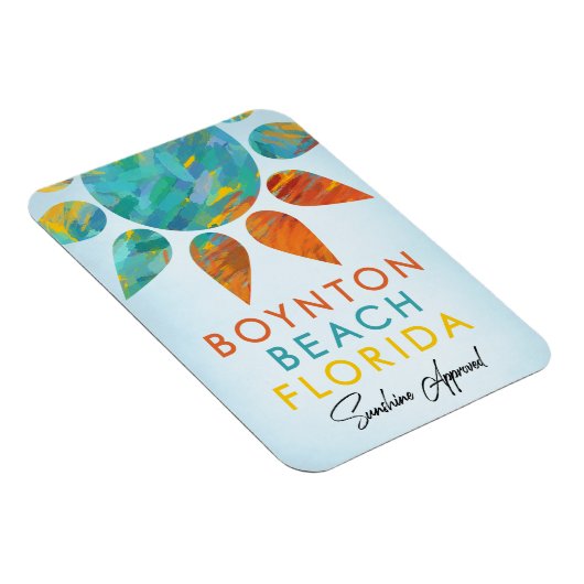 Boynton Beach Florida Sunshine Travel Magneet (Rechterzijde)