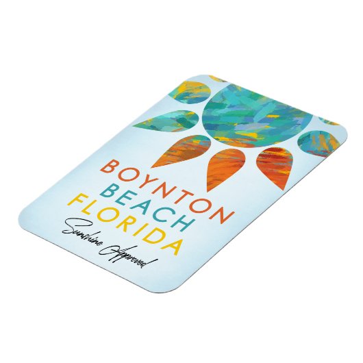 Boynton Beach Florida Sunshine Travel Magneet (Linkerzijde)