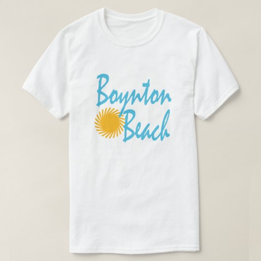 Boynton Beach Florida t-shirt (Design voorkant)