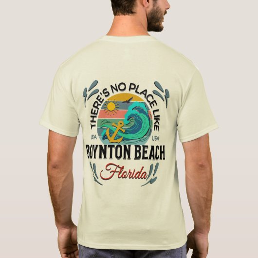 Boynton Beach, Florida T-shirt (Achterkant)