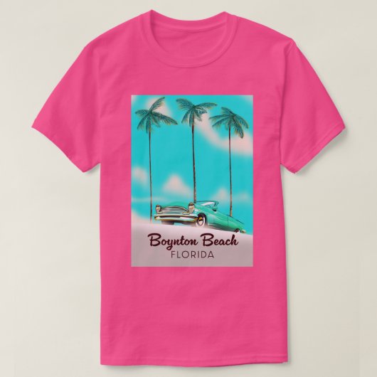 Boynton Beach Florida T-shirt (Design voorkant)
