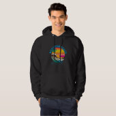 Boynton Beach Retro 1980s Style Florida Beach Hoodie (Voorkant volledig)