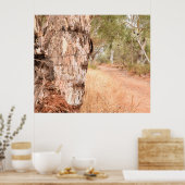 "Boyond the Old Stump" Australisch Schilderachtig Poster (Keuken)