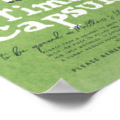 Boys 1st Farm Birthday Time Casule Poster (Hoek)