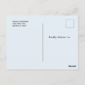 Boys 2e verjaardag Bleek Blue Gold Safari Briefkaart (Achterkant)