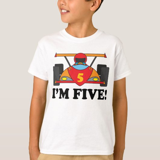 Boys 5th Birthday T-shirt (Voorkant)