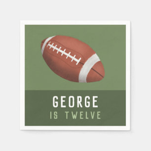 Boys American Football Kinderen van Birthday Servet